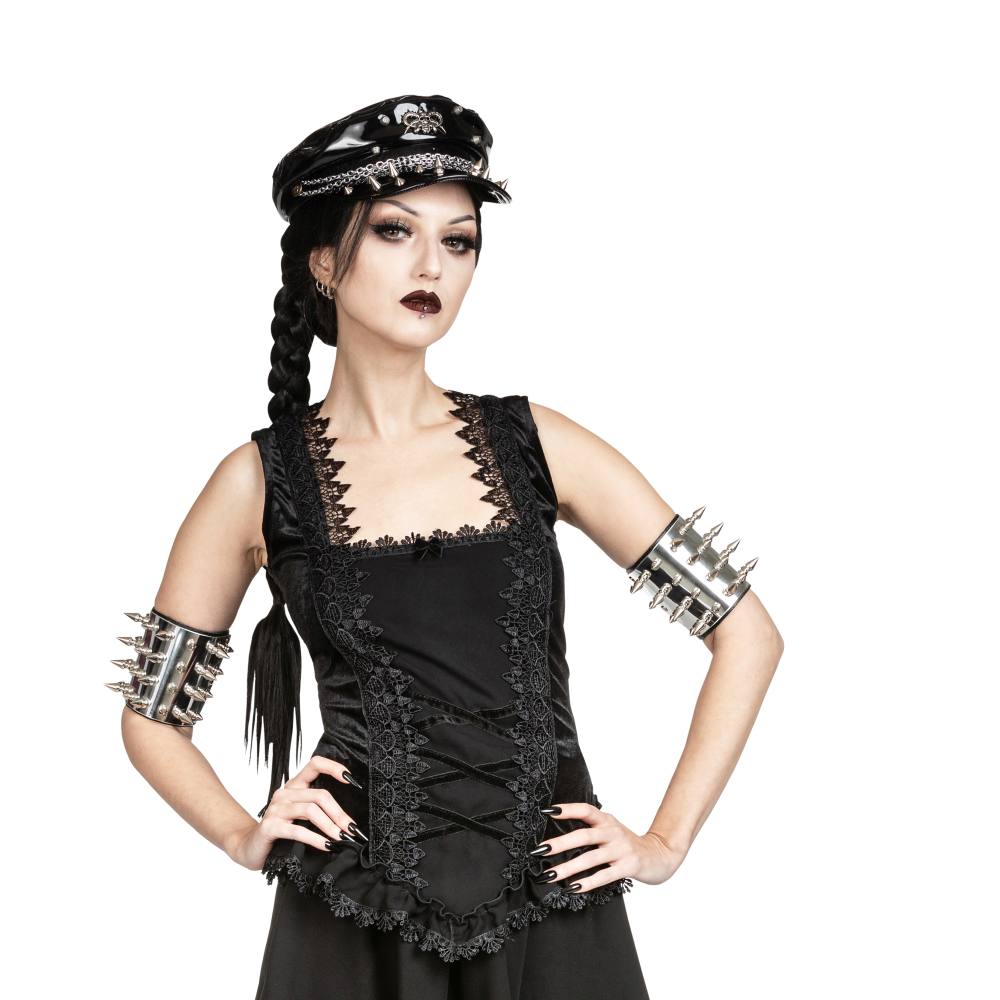 Sinister - 1205 Haut sans manches - Noir